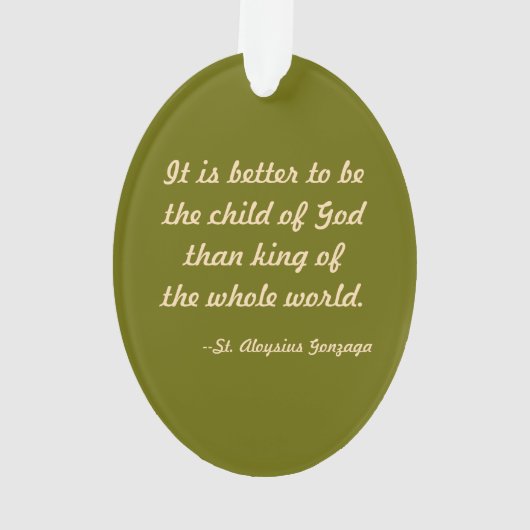 St. Aloysius (PM 01a)アクリル オーナメント (裏面)