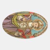 St. Alphonsus Liguori (VVP 005) 楕円形シール (正面)