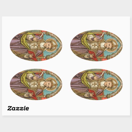 St. Alphonsus Liguori (VVP 005) 楕円形シール (シート)