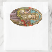 St. Alphonsus Liguori (VVP 005) 楕円形シール (バッグ)