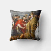 St Ambroseおよび皇帝TheodosiusポールRubens クッション (裏面)