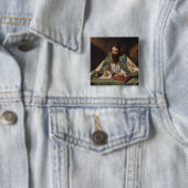St Ambrose、c.1633-39 缶バッジ (インサイチュ)