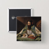 St Ambrose、c.1633-39 缶バッジ (正面&裏面)