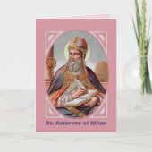 St. Ambrose of Milan (BEN 001) カード (正面)