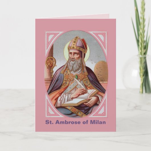 St. Ambrose of Milan (BEN 001) カード (正面)