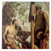 St AndrewおよびSt Jerome タイル (正面)