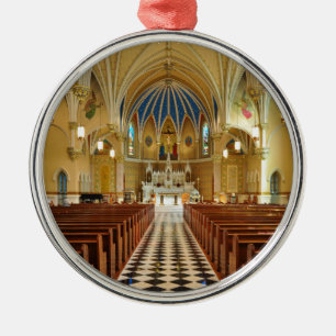 St Andrewのカトリック教会ロアノークヴァージニア メタルオーナメント