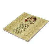 St Andrewのクリスマスの出現の祈りの言葉イエス・キリストメリー タイル (側面)