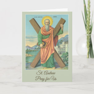 St AndrewのクリスマスのNovenaの祈りの言葉 シーズンカード