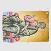 St Andrewのパトロンの漁師のゴルファースコットランド ゴルフタオル (横)