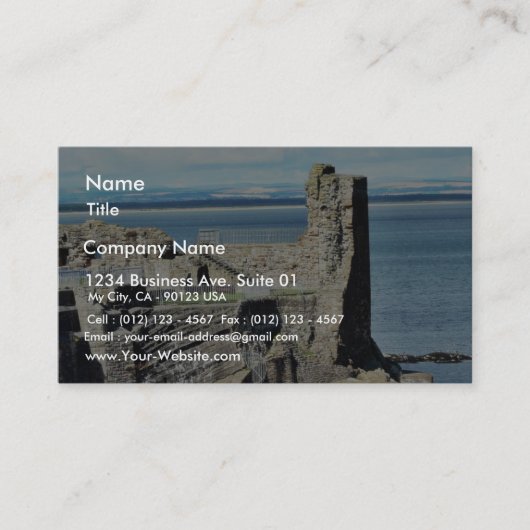 St Andrewの城 名刺 (正面)