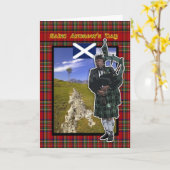 St Andrewの日、St Andrewの日カード カード (黄色い花)