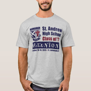 St Andrewの1979年の懇親会の高校の授業 Tシャツ