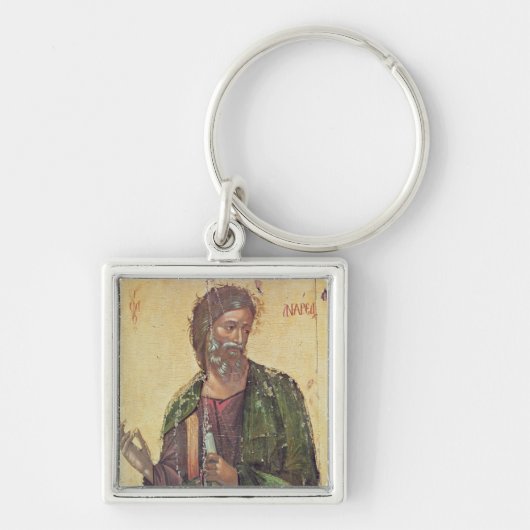 St Andrewを描写するアイコン キーホルダー (正面)