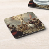 St Andrew 1675-82年の殉教(canvaの油 コースター (左側)