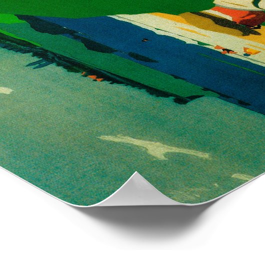 St. Andrews Vintage PosterEurope ポスター (角)