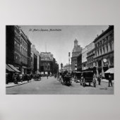 St. Ann's Square, Manchester, c.1910 ポスター (正面)