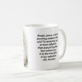 St Anthonyおよびベビーイエス・キリスト コーヒーマグカップ (正面右)