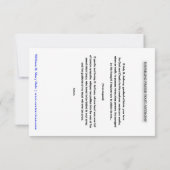 St. Anthony祈りの言葉カードへの確実な祈りの言葉 サンキューカード (裏面)