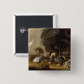 St Anthony (パネル)の誘惑 缶バッジ (正面&裏面)
