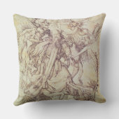 St Anthony (版木、銅版、版画)の誘惑 クッション (裏面)