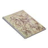 St Anthony (版木、銅版、版画)の誘惑 ノートブック (右側)