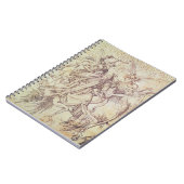 St Anthony (版木、銅版、版画)の誘惑 ノートブック (左側)