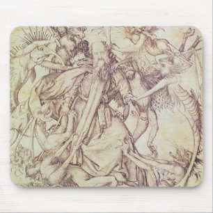 St Anthony (版木、銅版、版画)の誘惑 マウスパッド
