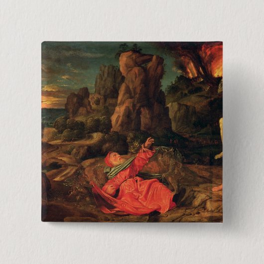 St Anthony、c.1530の誘惑 缶バッジ (正面)