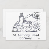 St Anthony Lighthouse card サンキューカード (正面/裏面)