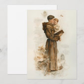 St. Anthony of Padua Holding Child シーズンカード (正面/裏面)