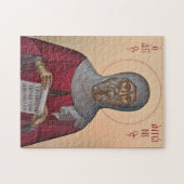 St. Anthony the Great Orthodox Christian Icon ジグソーパズル (横)