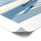 St Anton Ski Print 1 ポスター (角)