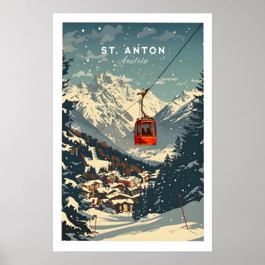 St Anton Wall Art 1 ポスター (正面)