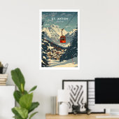 St Anton Wall Art 1 ポスター (ホームオフィス)