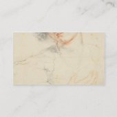 St. Apollonia (スケッチ)の頭部の勉強 名刺 (裏面)