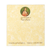 St. Apolonia (BLA 001) 5.5"x6"Vert (スタイル#1) ノートパッド (正面)