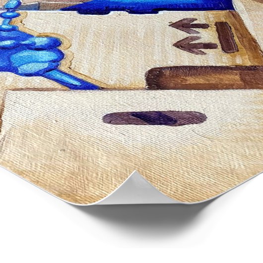 St. Artificial Intelligence（シリーズ「Deus ex box」） ポスター (角)