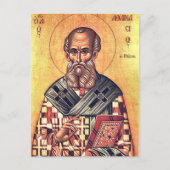 St. Athanasius the Great Orthodox Christian Icon ポストカード (正面)