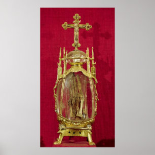 St. Attaliaの手を含んでいるReliquary ポスター