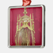 St. Attaliaの手を含んでいるReliquary メタルオーナメント (左)