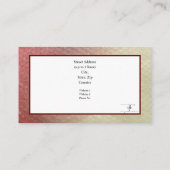 St. Aug. Sketch Bubble Wrap Background Reseller 名刺 (裏面)