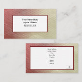 St. Aug. Sketch Bubble Wrap Background Reseller 名刺 (正面/裏面)