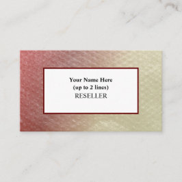 St. Aug. Sketch Bubble Wrap Background Reseller 名刺