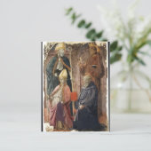 St.Augustin & Francis, Bishop St by Filippo Lippi ポストカード (スタンド正面)