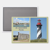 St' Augustine、フロリダ州磁石 マグネット (正面/裏面)