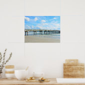 St. Augustine Beach Fishing Pier ポスター (キッチン)