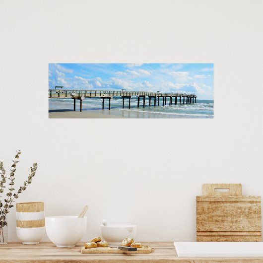 St. Augustine Fishing Pier ポスター (キッチン)