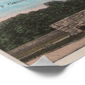 St. Augustine, FL – フィートのビュー。マリオン&シティ ポスター (角)
