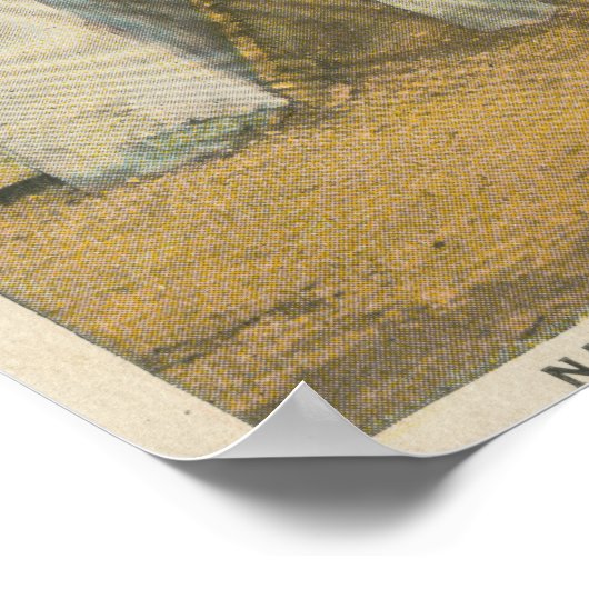 St. Augustine, FL – 財務通りの表示 ポスター (角)